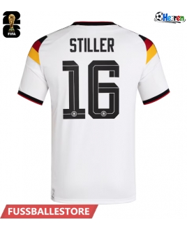 Günstige Deutschland Angelo Stiller #16 Heimtrikot WM 2026 Kurzarm